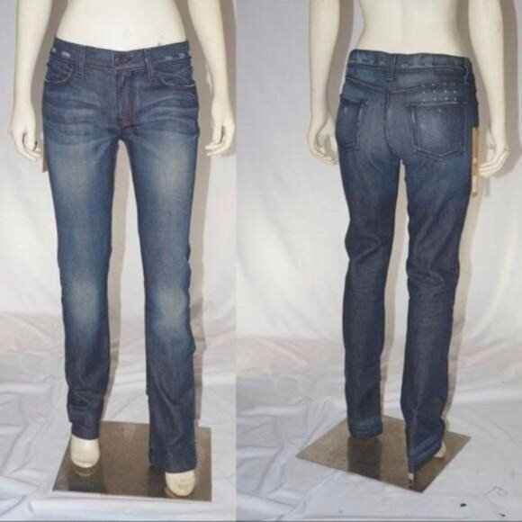 Ksubi Jeans Lean Bean in a beautiful indigo blue color Boot Cut Jeans Size 28